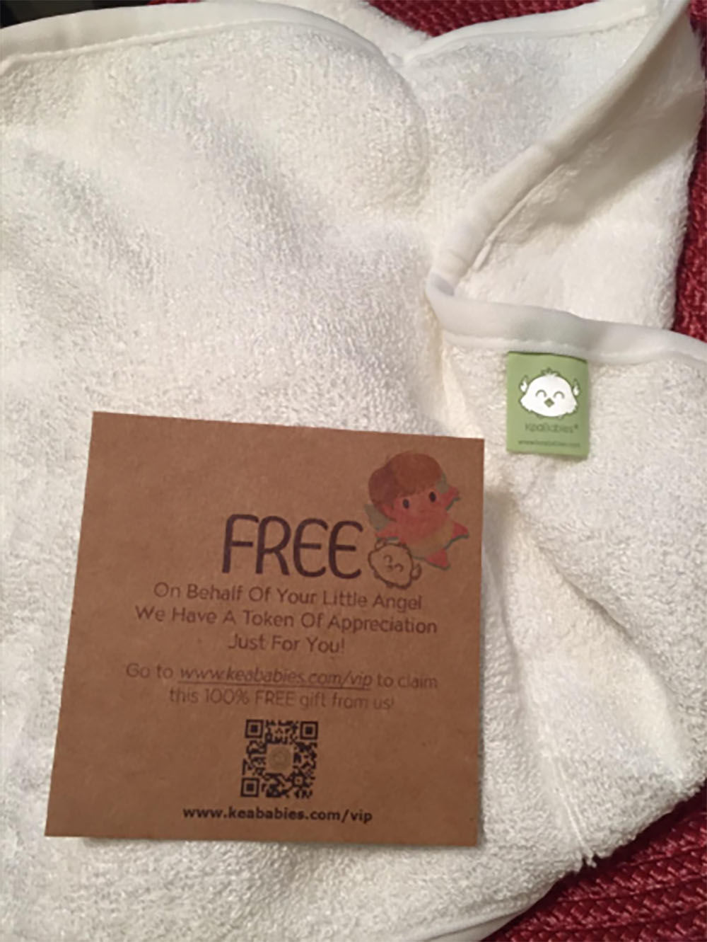 Customer photo review of DELUXE Baby Bamboo Washcloths