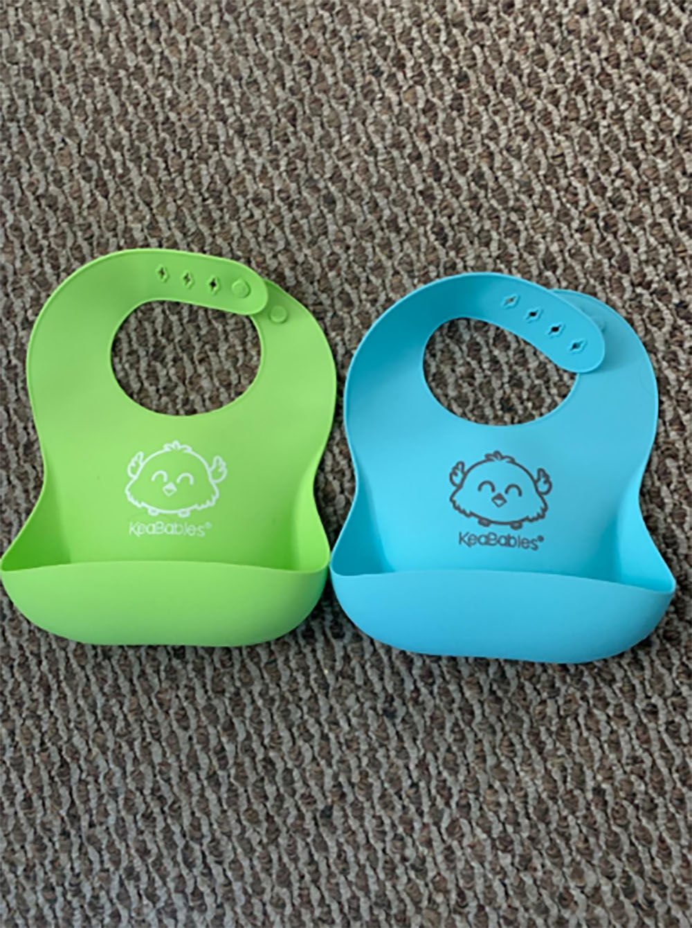 Customer photo review of Silicone Bibs