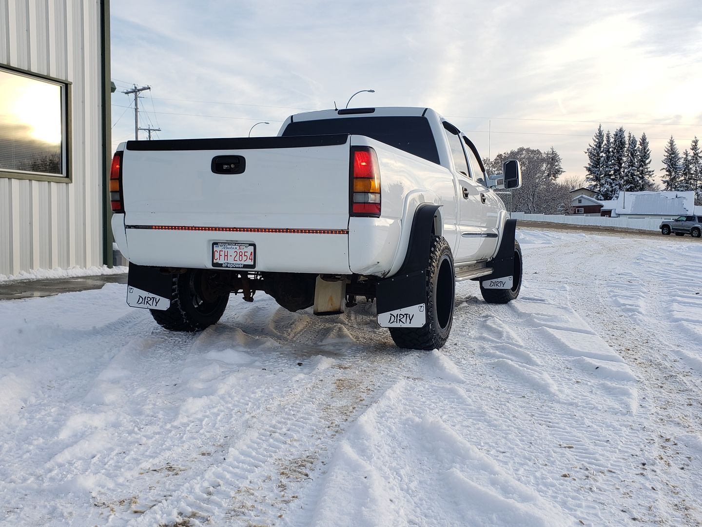 Customer photo review of Trigger Industries Long-John Mud Flaps