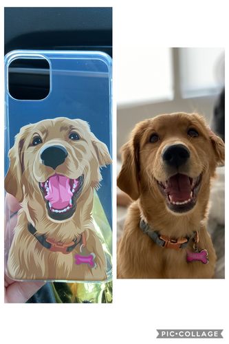 Customer photo review of Custom Pet Phone Case