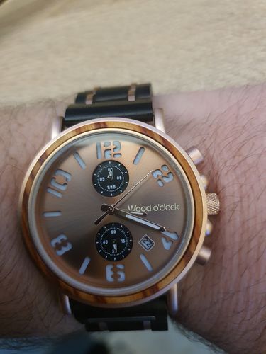 Customer photo review of Wood o'clock - Kastanie