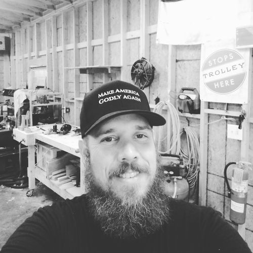 Customer photo review of Make America Godly Again Snapback Hat