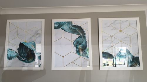 Customer photo review of Waves Canvas Prints