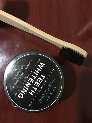 Customer photo review of Kokos Aktivkohle Weiße Zähne