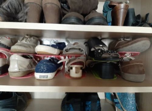 Customer photo review of Säädettävä kenkien säilytysteline (10 kpl)