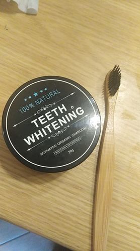 Customer photo review of Kokos Aktivkohle Weiße Zähne