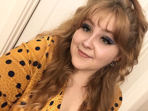 Customer photo review of Ruby Magnetic Eyelashes and Eyeliner Kit