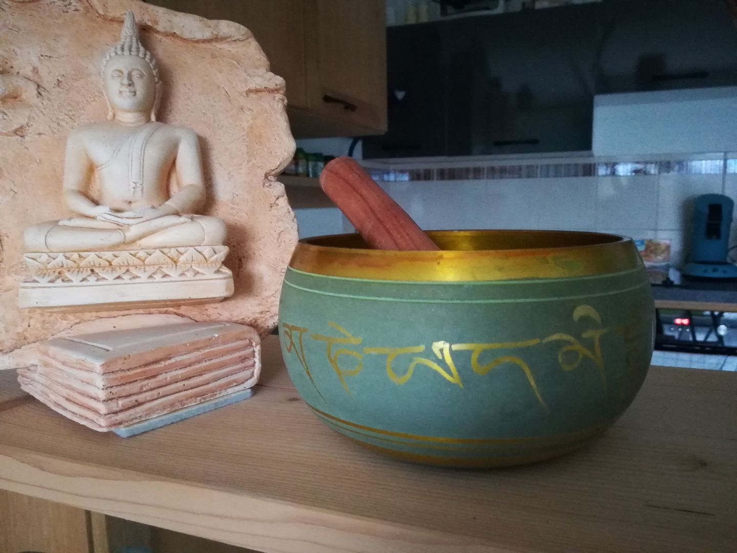 Customer photo review of Bols Tibétains 5 Bouddhas