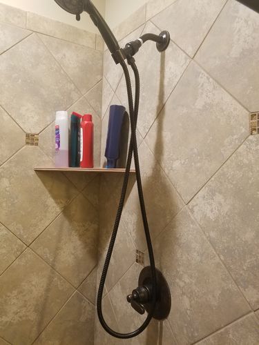 Customer photo review of 72 Inch Replacement Shower Hose