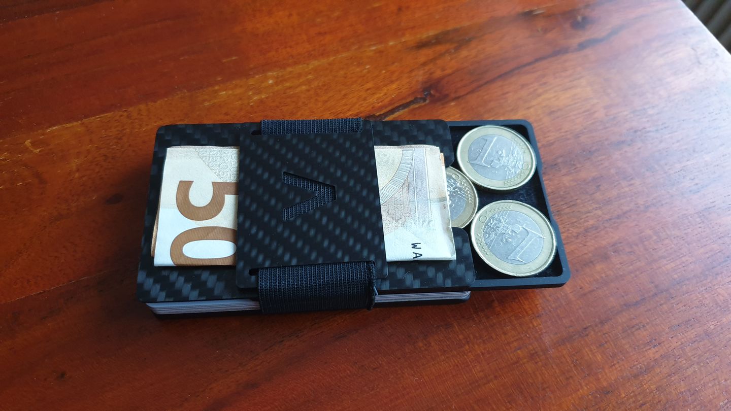Customer photo review of Silent Velour Inlay for coin compartment