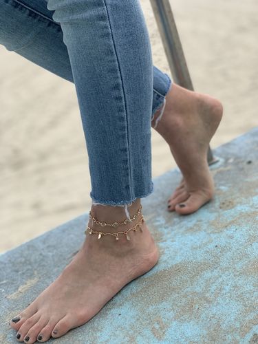 Customer photo review of Barefoot Bliss Anklet