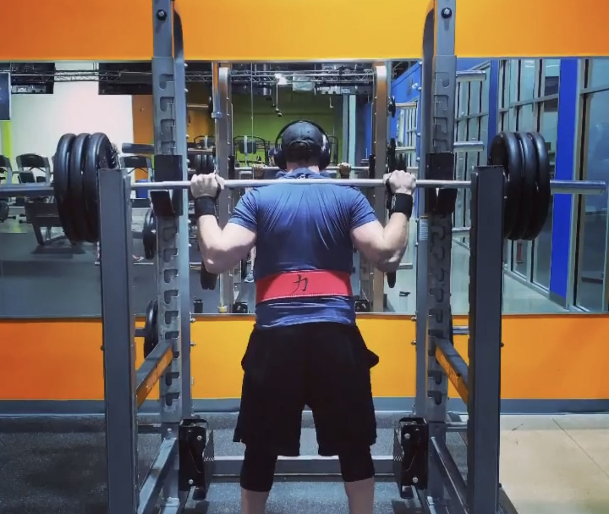 Customer photo review of Strength Shop 13mm Single Prong Belt - IPF Approved - Red
