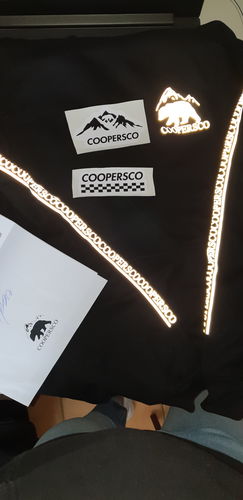 Customer photo review of Hoodie Coopersco création n°4 3M™ réflective