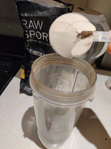 Customer photo review of Elite Repair Protein Powders available in 6 flavours