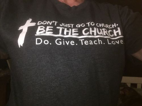 Customer photo review of Don't Just Go To Church. Be The Church