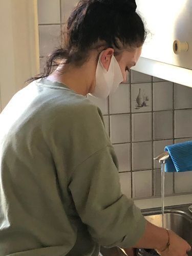 Customer photo review of DermaV™  | Masque amincissant pour ovale du visage