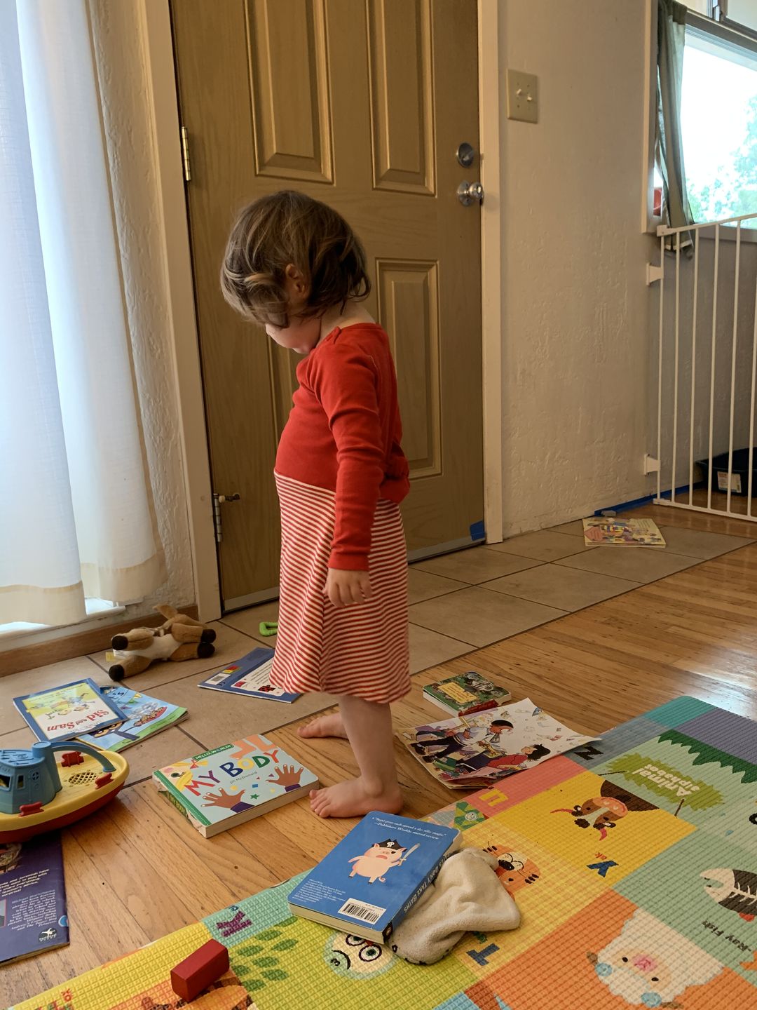 Customer photo review of Red Little Twirler Dress