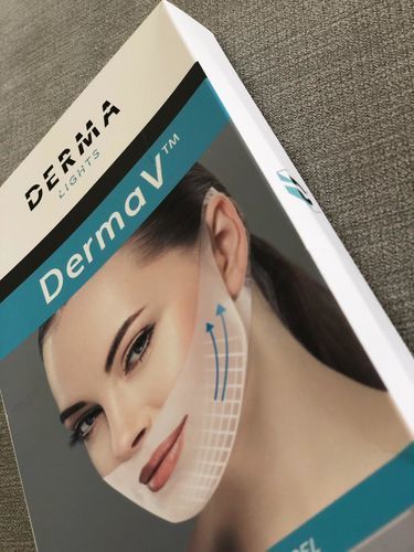 Customer photo review of DermaV™  | Masque amincissant pour ovale du visage
