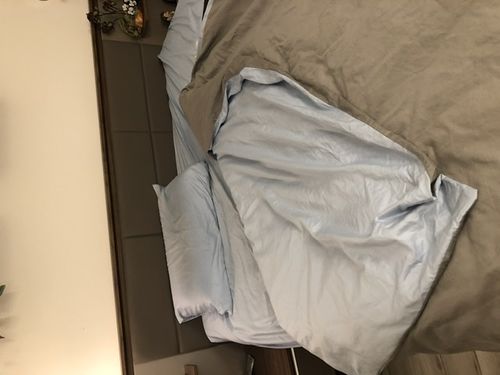 Customer photo review of מצעים מכותנה ארוכת סיבים, צפיפות 500, אריגת סאטן