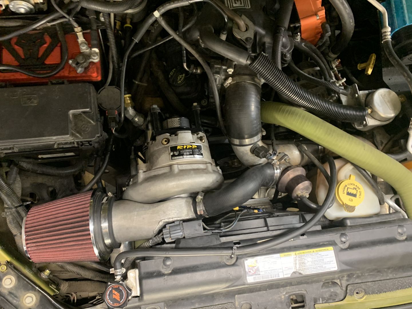 Customer photo review of Vortech V3 Blower Oil Three-Pack 4-oz Bottles
