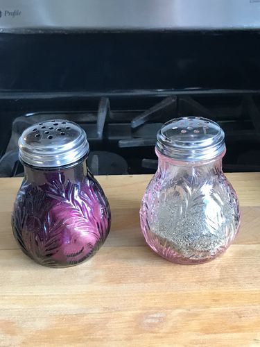 Joan C. review of Inverted Thistle Glass Sugar Shaker - 4 Color Options image 1 out of 1