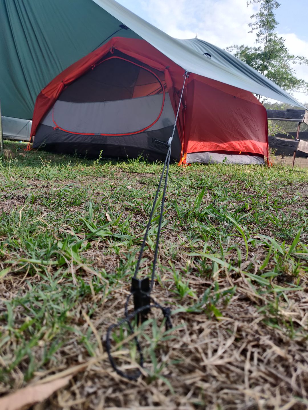 Customer photo review of Ultralight Aluminium Pegs (8 Pack)