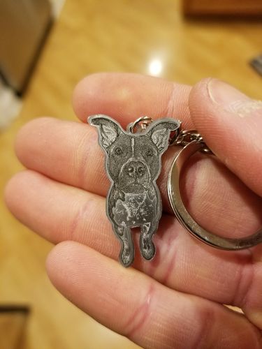 Customer photo review of Silvercut™ Keychain