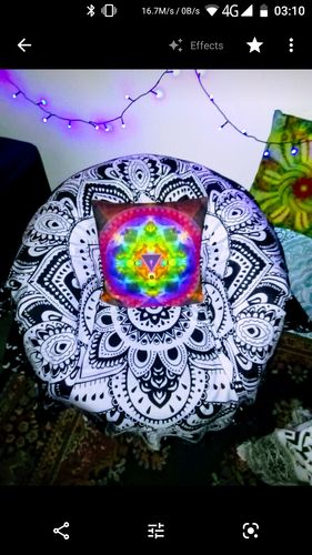 Customer photo review of Indian Floral Printed Tapestry