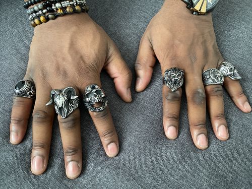 Customer photo review of LION HEAD RING