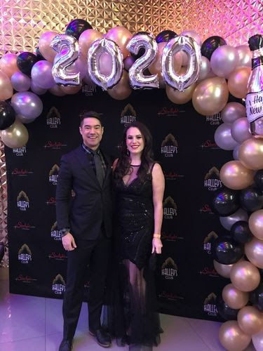 Customer photo review of 1920ER GRAU PAILLETTEN HOCHZEIT KLEID