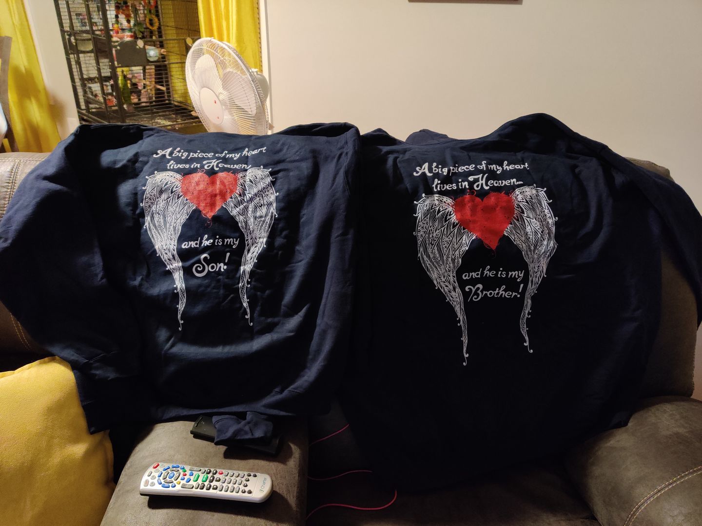 Customer photo review of Son - A Big Piece of my Heart Hoodie