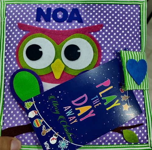 OWL CUTE OWL PERSONALISED NAME CHILDRENS OR ADULT BIRTHDAY BADGE