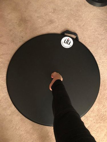 Customer photo review of Professional Portable Dance Floor / Turning Board / Tap / Ballet