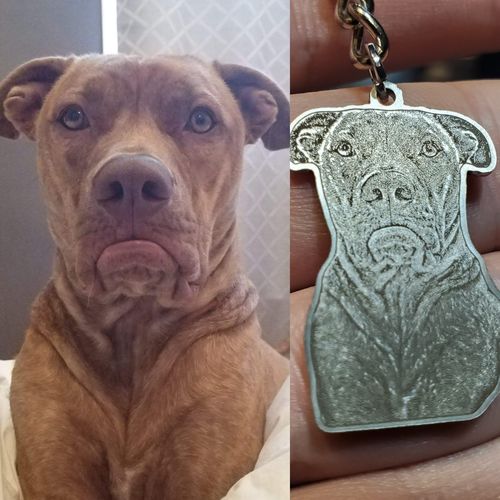 Customer photo review of Silvercut™ Keychain