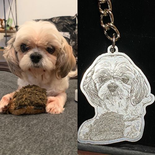 Customer photo review of Silvercut™ Keychain