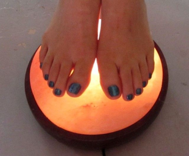 Customer photo review of Himalayan Pink Salt Foot Dome - For Detoxing