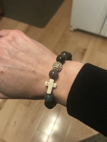 Customer photo review of ' Thou Art With Me ' Bracelets