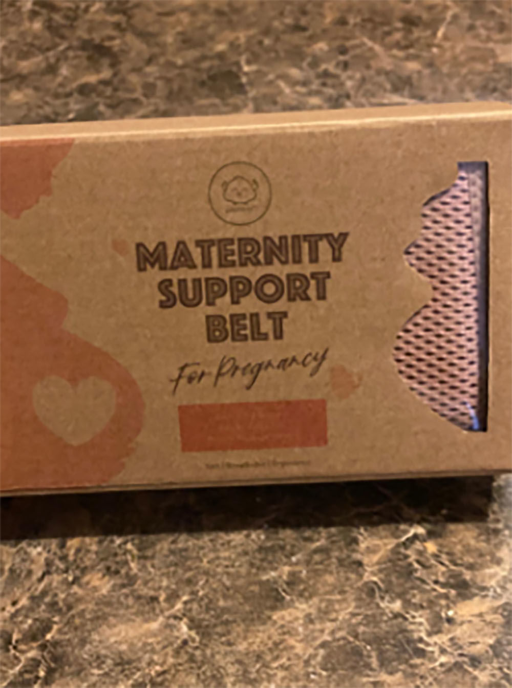 Customer photo review of Pregnancy Belly Support Belt