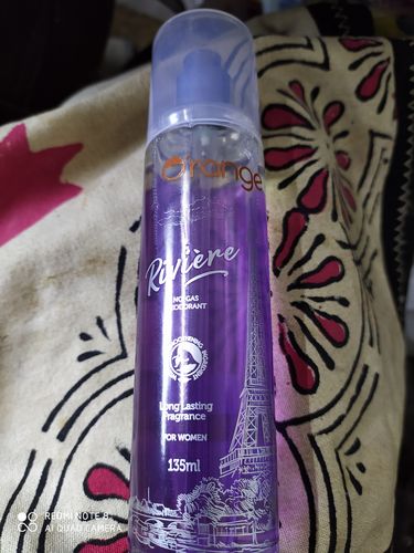 Customer photo review of O'range No-Gas Riviere Women's Deodorant