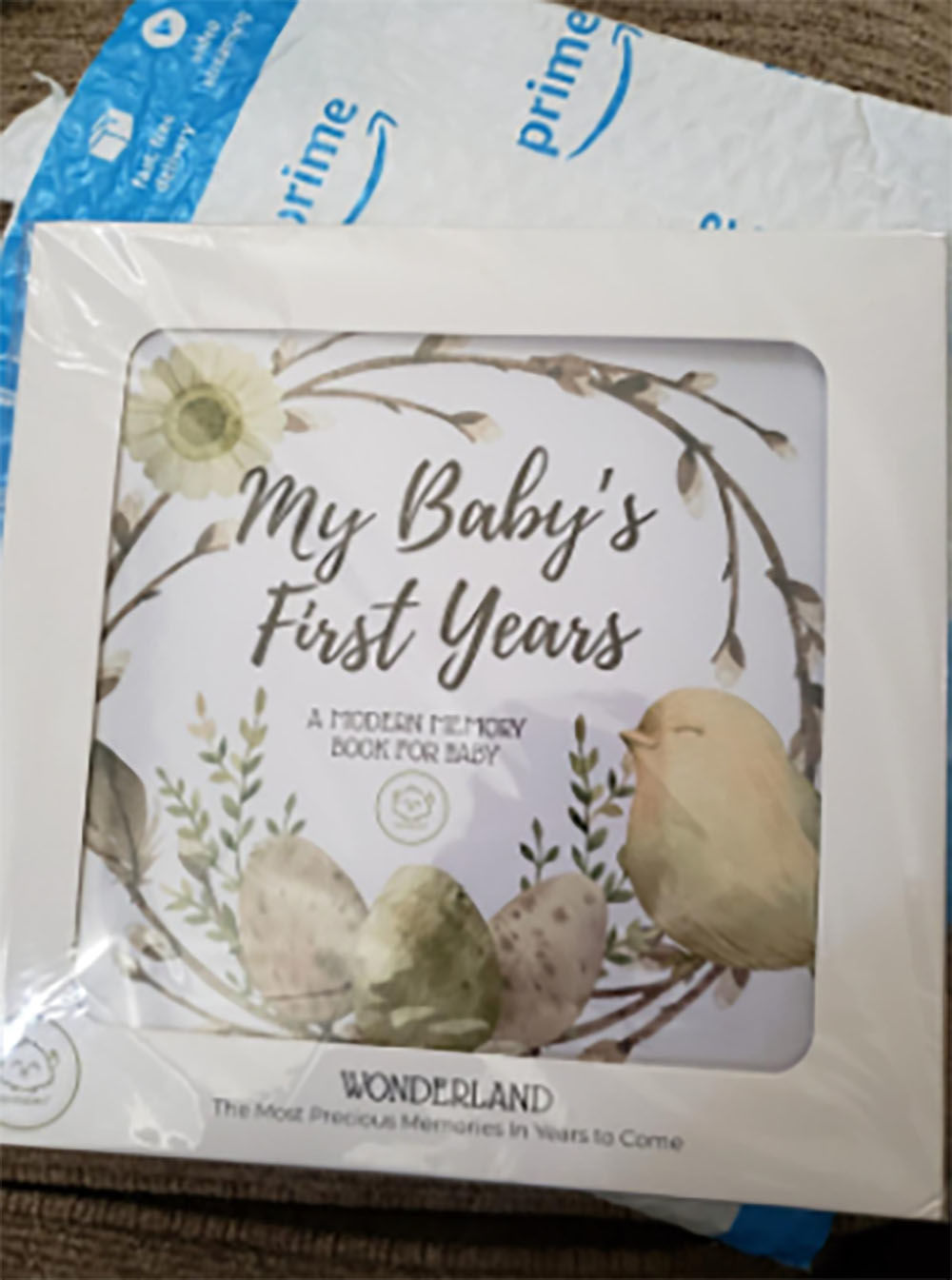 Customer photo review of Baby First Years Memory Book
