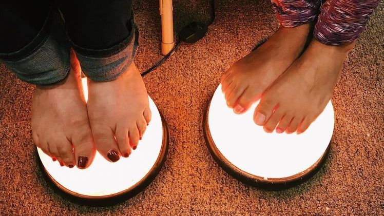 Customer photo review of Himalayan Pink Salt Foot Dome - For Detoxing