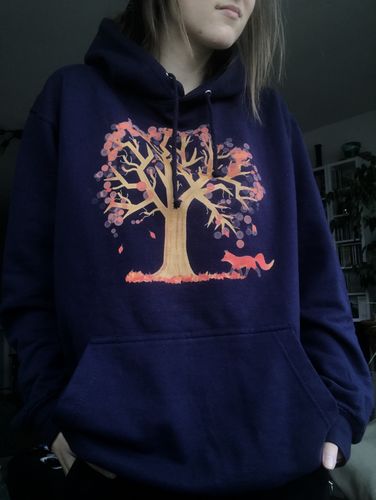 Customer photo review of FUCHS IM HERBST  - Unisex Kapuzenpullover Hoodie