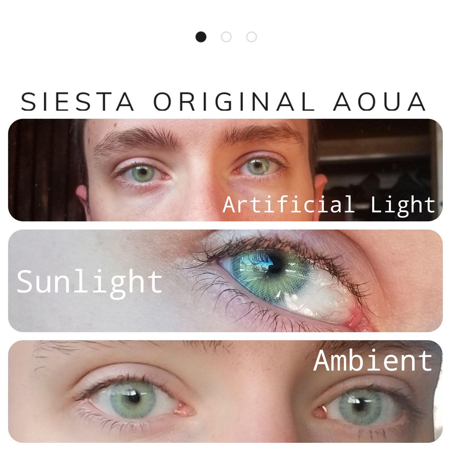 Customer photo review of Siesta Original Aqua