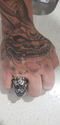 Customer photo review of GUARDIAN LION DOG RING