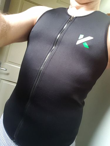 Customer photo review of Men's Zipper Neoprene Sauna Vest
