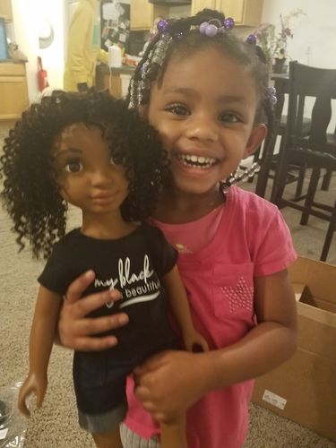 Customer photo review of Limited Edition Healthy Roots Doll x MBIB Bundle