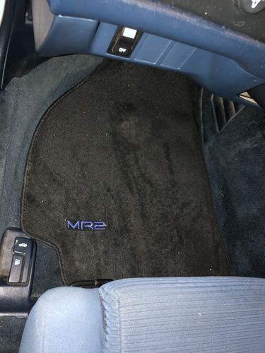 Customer photo review of MR2Heaven Reproduction Floor Mats with Matching Trunk Mat