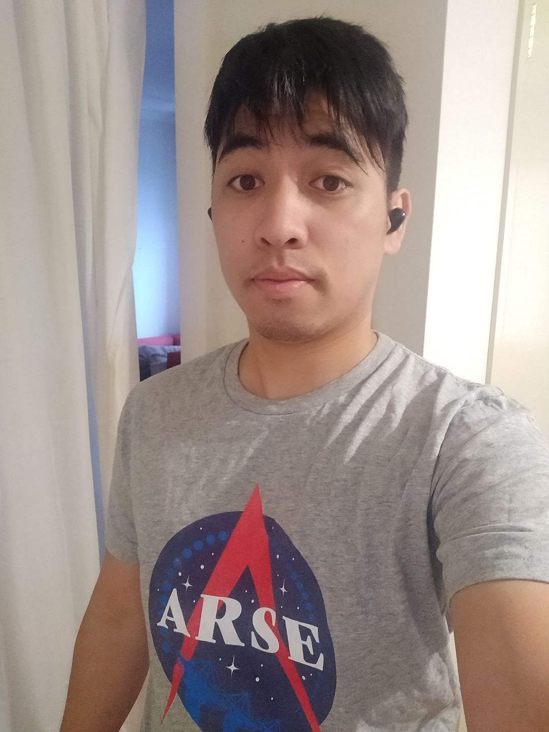 Customer photo review of Launch Tee - Grey