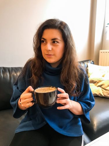 Customer photo review of Athena Pullover