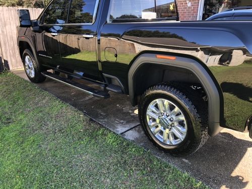 Customer photo review of blue shine™ | premium tire shine
